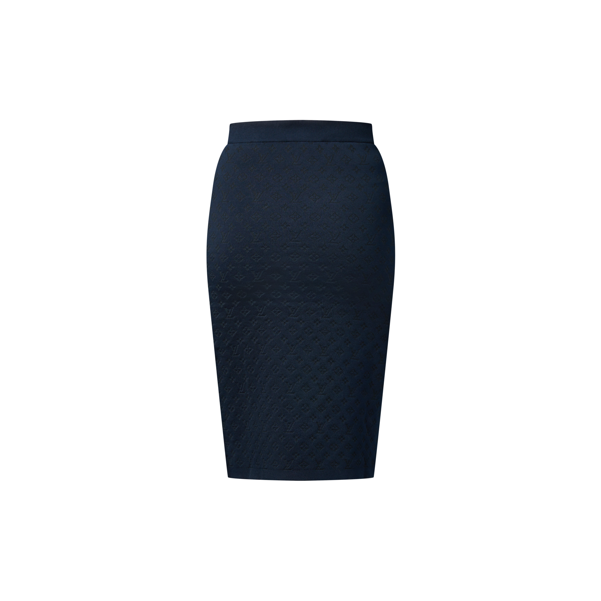 Louis Vuitton 新作の【ニットスカート】モノグラム タイト 膝丈 Monogram Jacquard Knit Skirt - New - For Women | LOUIS VUITTON ®